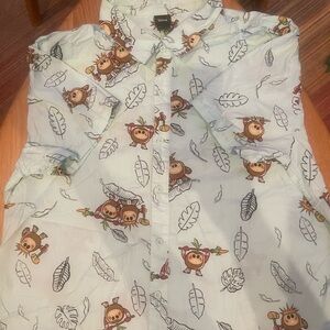 Kokamura Disney button up shirt size 2xl